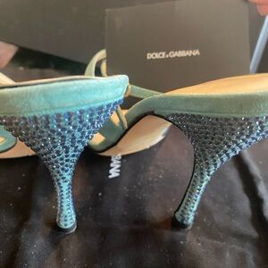❌❌❌SOLD❌❌❌Dolce & Gabbana Women's Blue Heeled Sandals